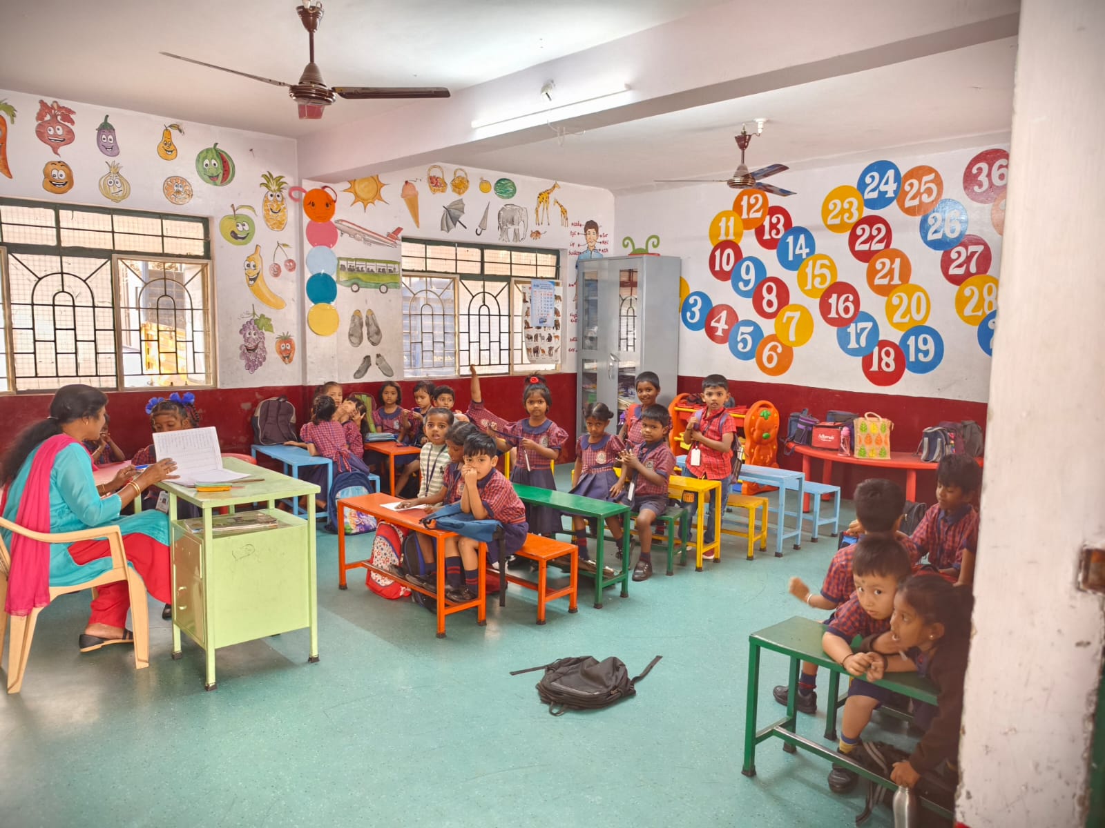 Students in classroom